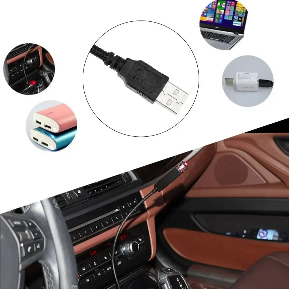 Mini LED Car Roof Star Night Light Projector | USB Galaxy Atmosphere Lamp